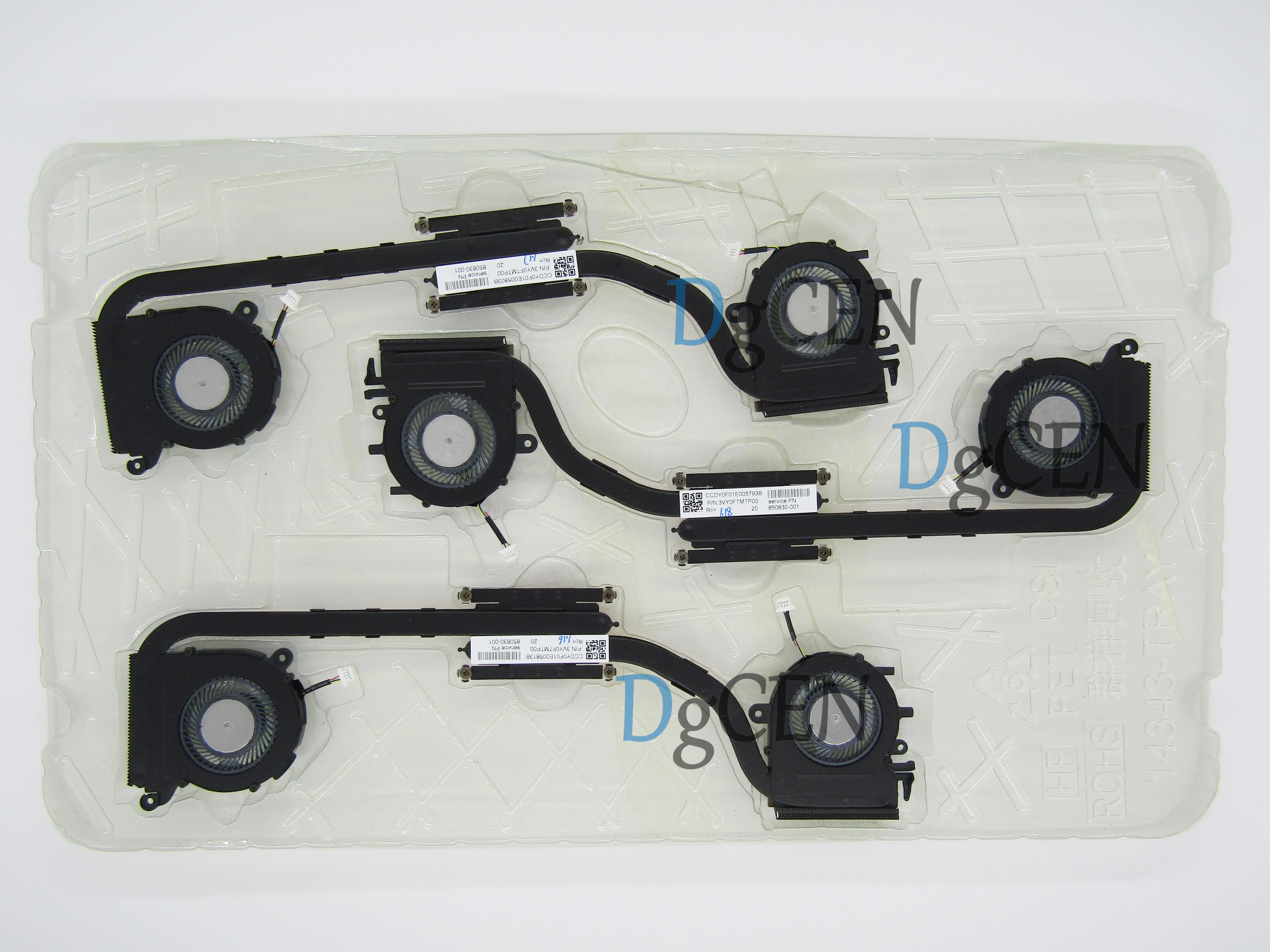 

New Radiator For HP 1040 G3 1040G3 CPU Cooling HeatSink with FAN 850830-001 844425-001 Cooling