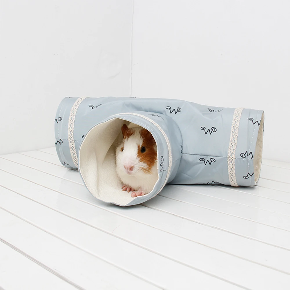 

Toy Tubes Tunnels Comfortable Soft Hamster Tunnel For Small Guinea Pig Hamster Warm Pet Toy Toy Exercise Toy Pet Tube