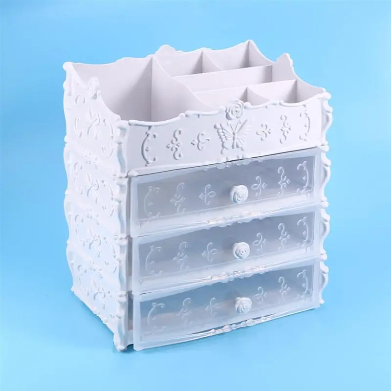 

1 шт., 3-уровневый пластиковый органайзер для косметики