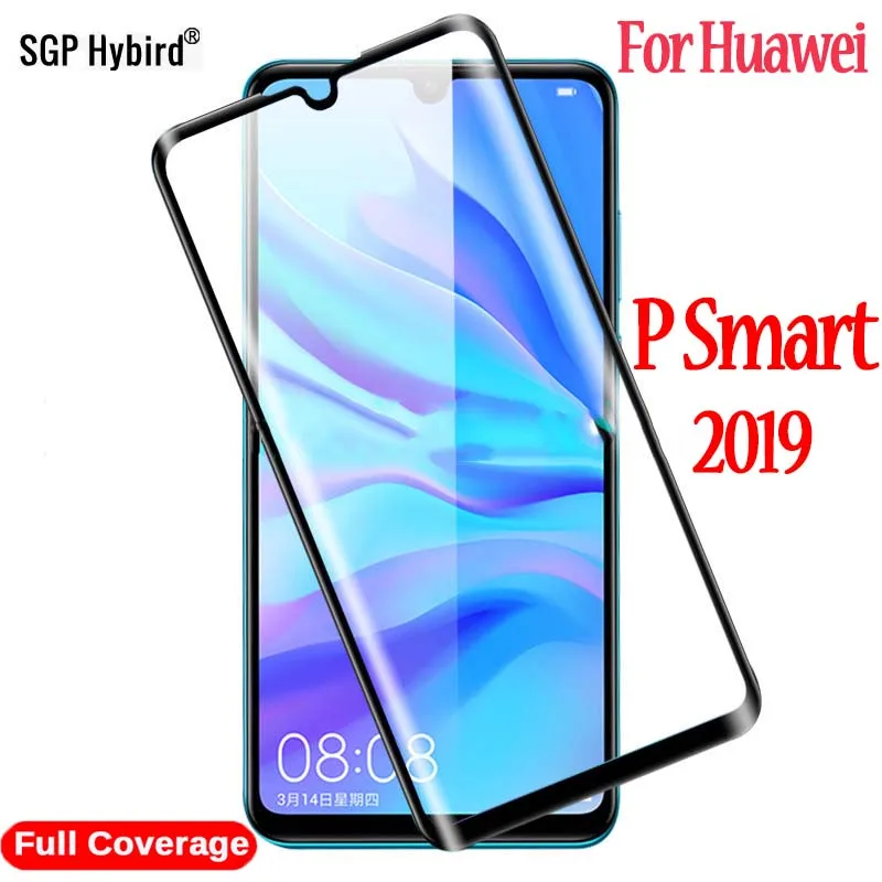 Закаленное стекло для huawei p smart2019 Черная защитная пленка экрана smart 2019|Защитные