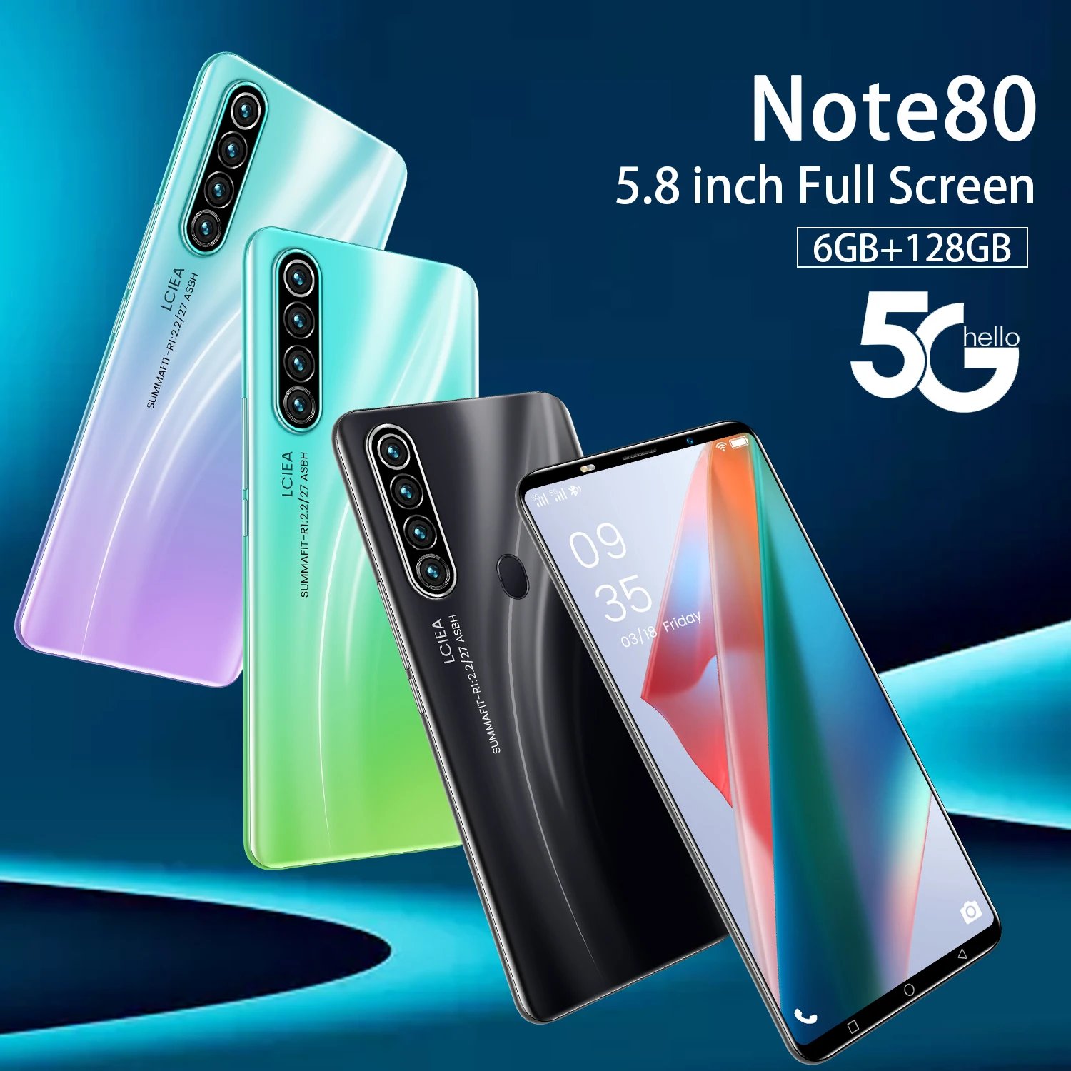 

HuaWe Note80, 5,8 , 8 + 128 , 5G LTE, 8 , 18 + 21, , 4500