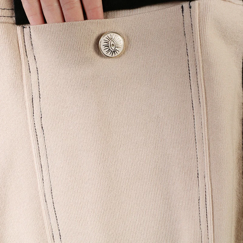 BabYoung британский стиль Новинка весны новая модная Для женщин отворот Свободный