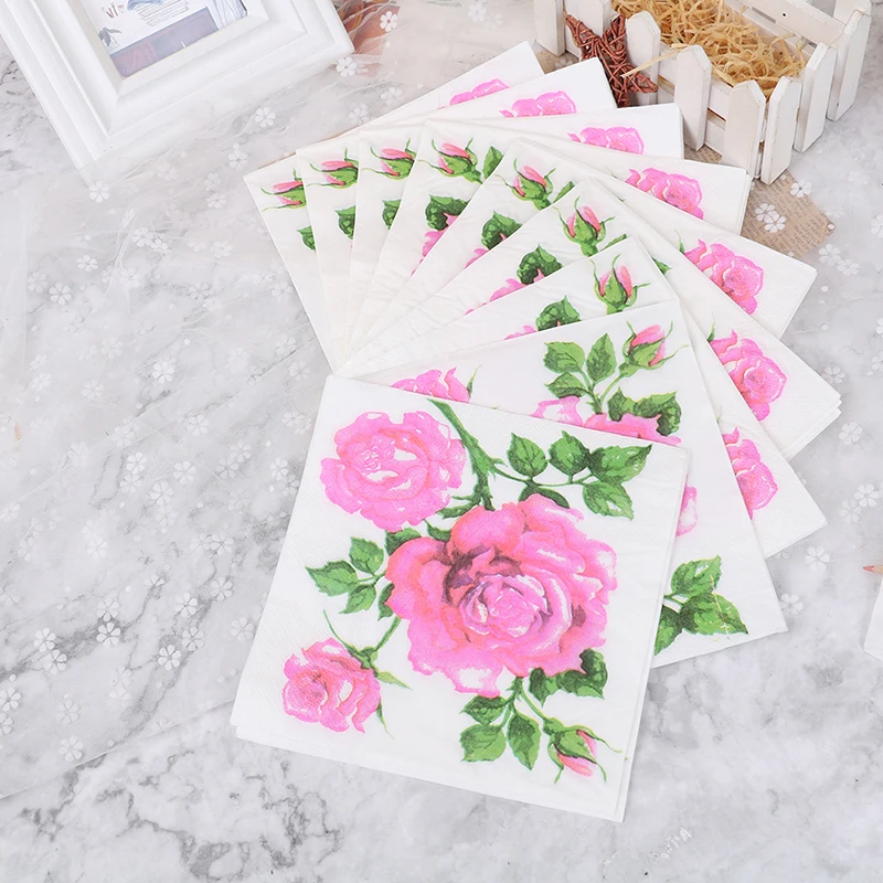 20 шт. бумажные салфетки в виде цветов | Дом и сад