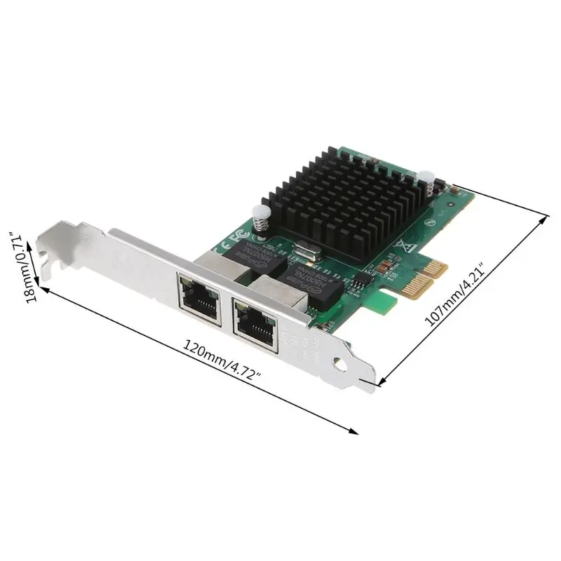 PCI Express двойной порт 10/100/1000 Мбит/с гигабитный Ethernet карта серверный адаптер NIC EXPI9402PT