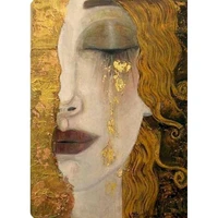 gatyztory 60x75cm frame crying women oil painting by numbers kits figure paint picture by numbers diy gift home decor artcraft