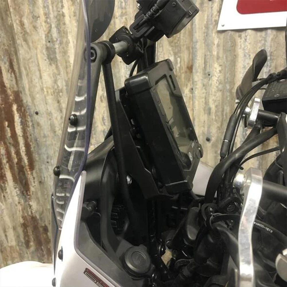 

For Yamaha Tenere 700 T7 T700 XTZ700Z XTZ 700 2020 navigation anti vibration bracket installed TENERE 700 Anti shake support