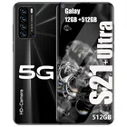 Galay S21 + Ультра 7,3 дюймов разблокировать смартфон глобальная версия 4G5G Android 10,0 24MP 48MP 12 ГБ 512 Celulares мобильных телефонов
