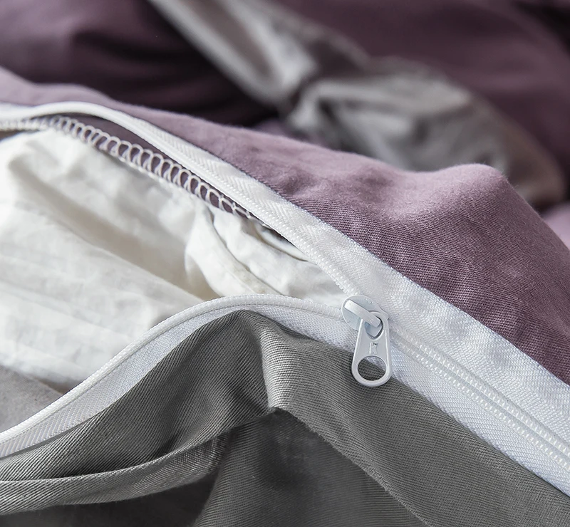 Пододеяльник из 100% хлопка однотонное покрывало ткани для двух и человек