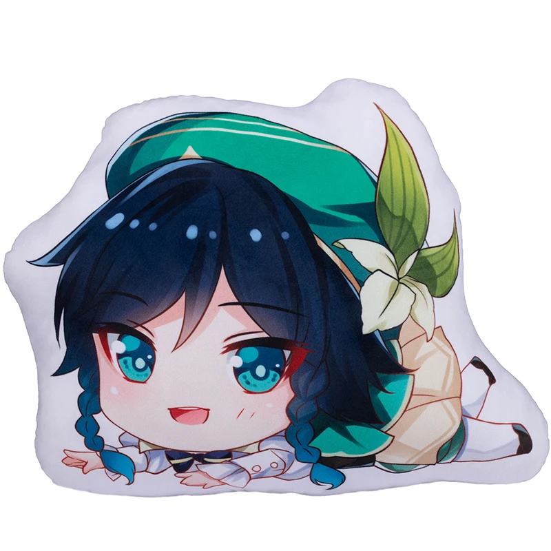 

Game Genshin Impact Plush Pillow Doll Kawaii Cartoon Barbatos Cosplay Accessories Cosplay Anime Xmas Birthday Gifts Plush Toy
