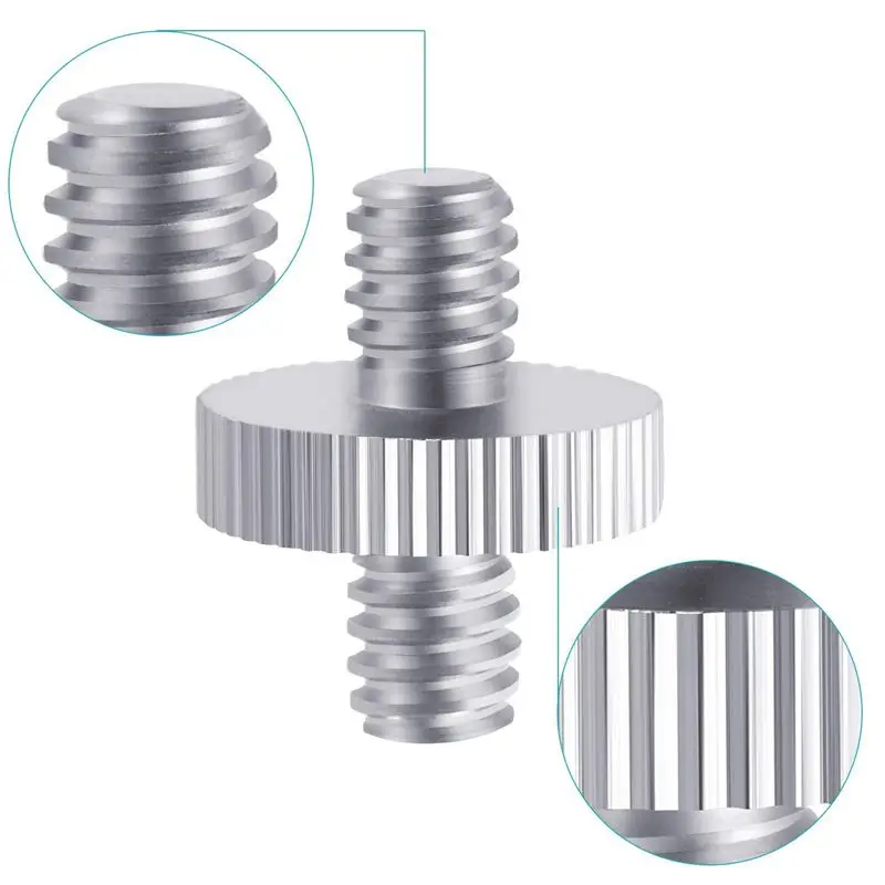 Фототрипод с резьбой и винтом диагональю 1/4 дюйма (папа) (папа)|Винты| |