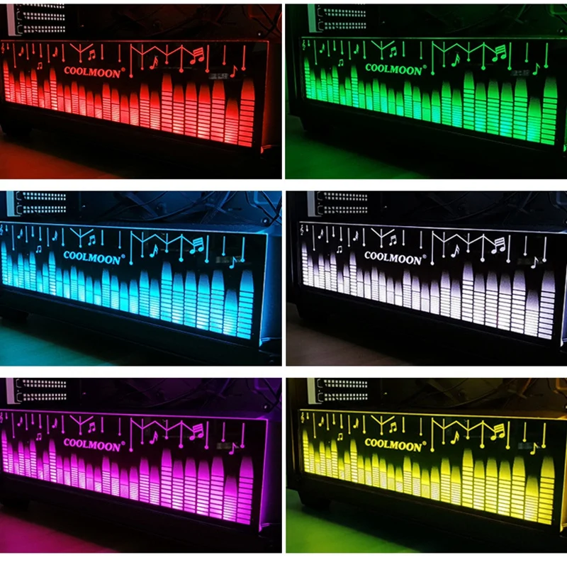 COOLMOON Power Wareho светодиодный светильник RGB меняющий цвет для ie кронштейна крепления