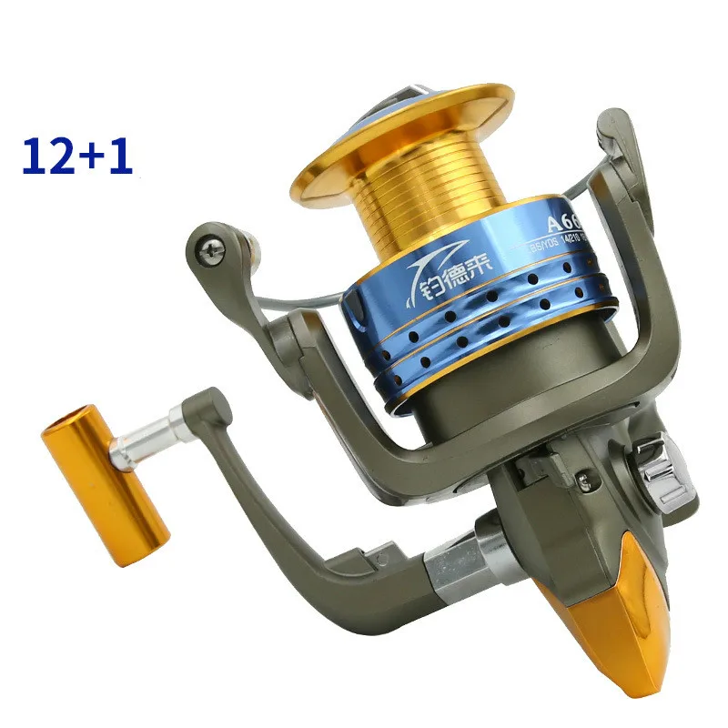 

All-metal Head Lu Yalun Wheel Spinning Wheel 13 Round Fish Feeder Sea Rod Round Fish Spool Fishing Reel Fishing Reel