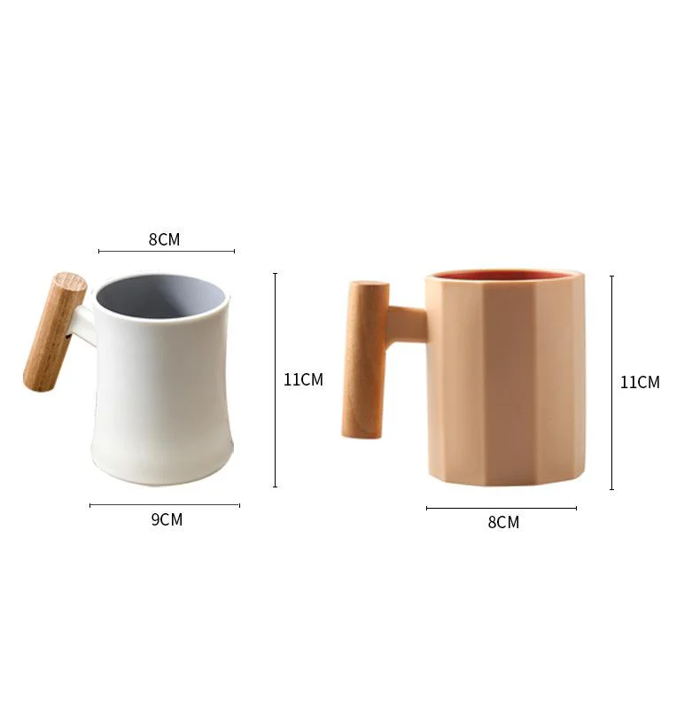 

Portable Washing Cup Bamboo Bathroom Travel Plastic Toothbrush Holder Good Morning Storage Organizer Water Mug Cup
