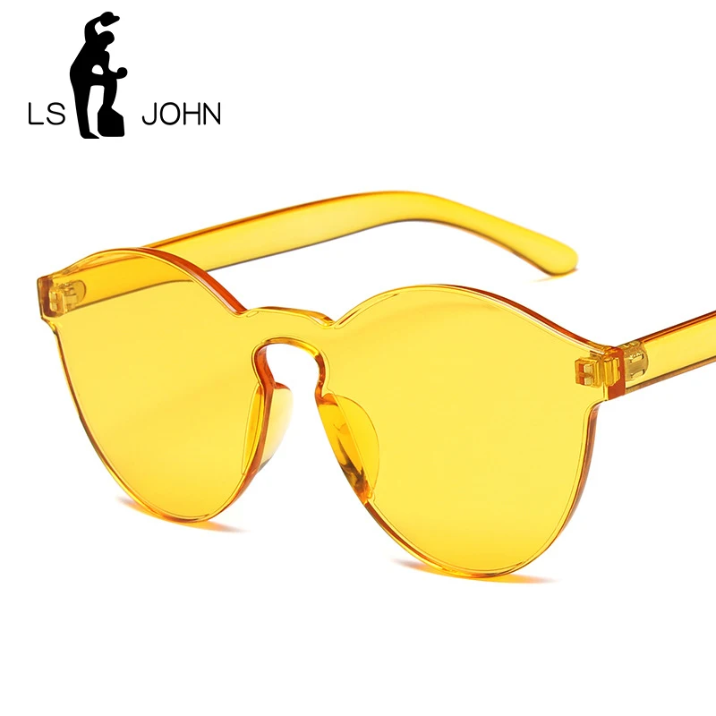 LS JOHN без оправы сексуальные Солнцезащитные очки женские брендовые дизайнерские