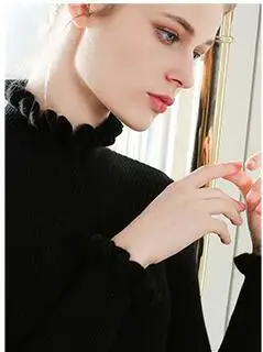 black sweater Babbytoro женский свитер теплый полувысокий кашемировый пуловер с воротником черепахи тонкий вязаный свитер черный синий бежевый XXL XL S Pull Homme - Цвет: black sweater
