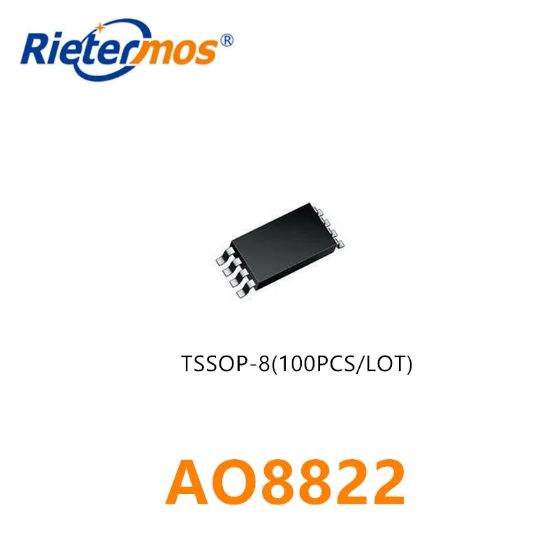 50 шт. AO8822 8822 TSSOP8 N CHANNEL SMD оригинал|smd| |