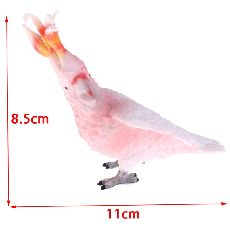 1 шт. пластиковая модель сделай сам имитация какаду животного домашний декор