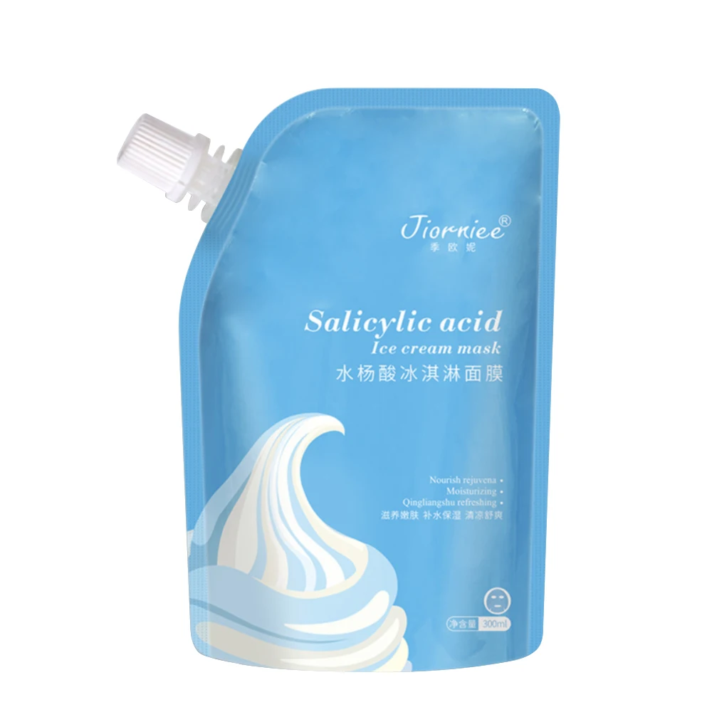

300ml Salicylic Acid Ice Cream Mask To Remove Acne Marks And Blackheads Moisturizing Cleansing And Shrinking Pores Skin Care