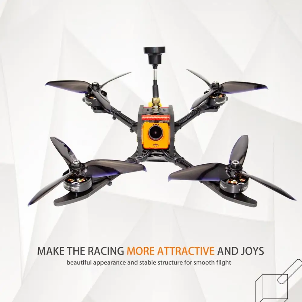 HGLRC Mefisto 226 мм 6S FPV BNF гоночный Дрон 2207 1775KV бесщеточный двигатель 60A Blheli 32 бит 4 в 1 ESC