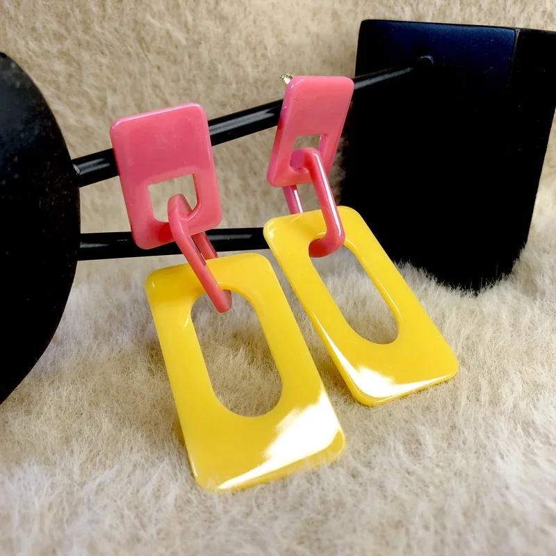 Женские акриловые серьги F.J4Z простые подарочные 2021