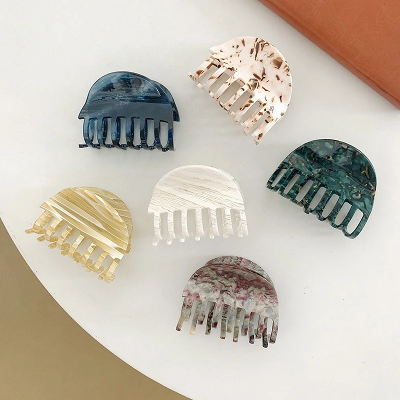 

Vintage Tortoise Shell Claw Clip Acetate Hair Clip Large Hair Claw Banana Clips French Barrette for women Hair Accessories