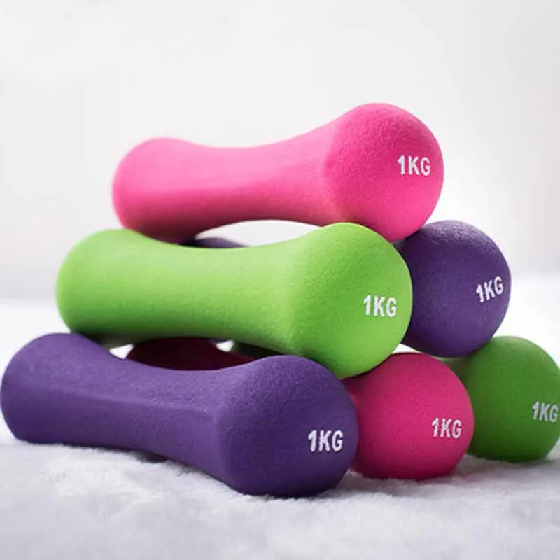 Лидер продаж гантели для бодибилдинга JUFIT женское оборудование фитнеса 1 кг весы