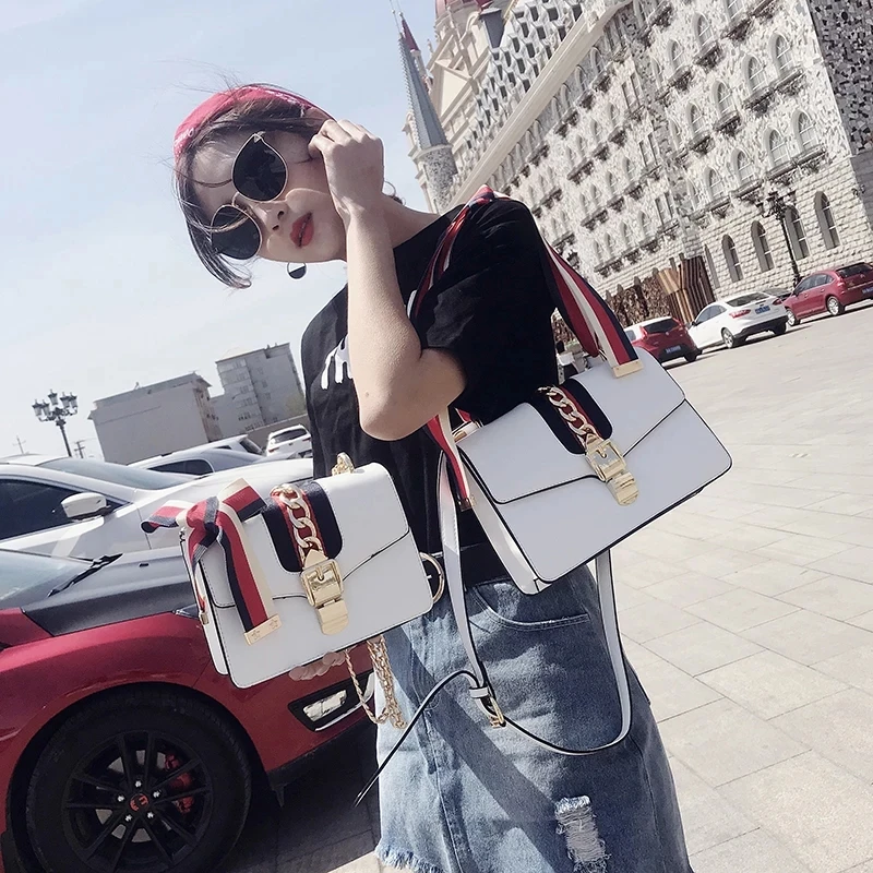 JUILE Новая женская модная декоративная сумка через плечо с лентами стильная