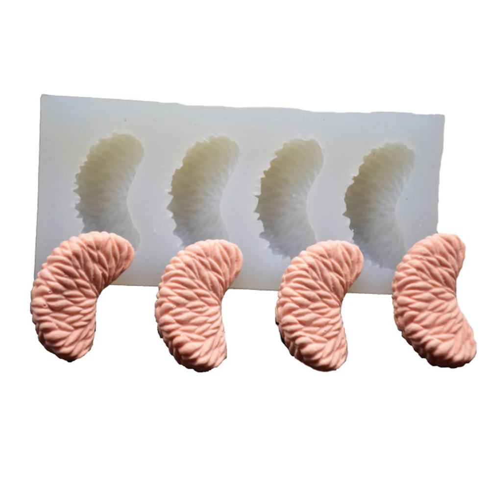 Tangerine ломтик силиконовая форма-фруктовая форма Украшение Тортов мастикой