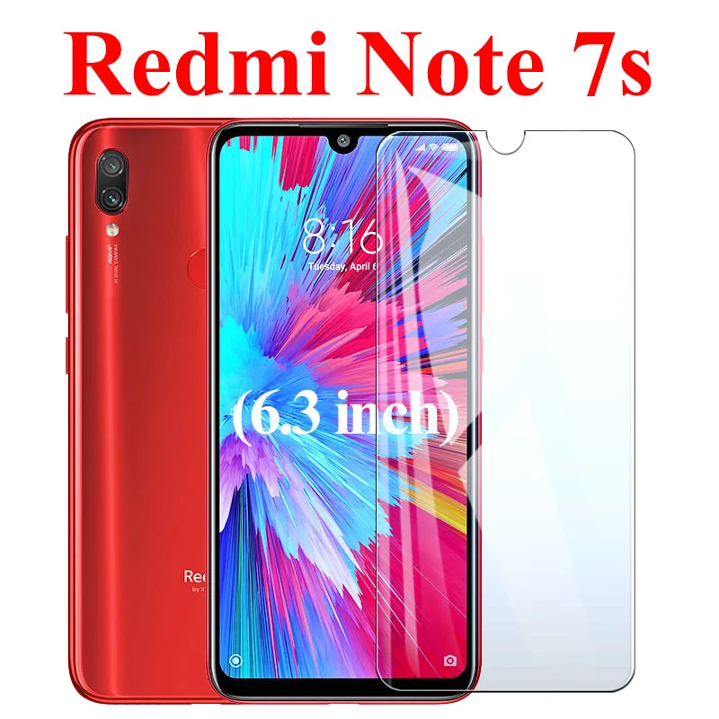 3 шт./лот Защита экрана для Xiaomi Redmi Note 7 Pro защитное стекло Xiomi Redme 7s Note7 S Броня Xiaom Redmii S7 7Pro пленка - Цвет: Redmi Note  7s