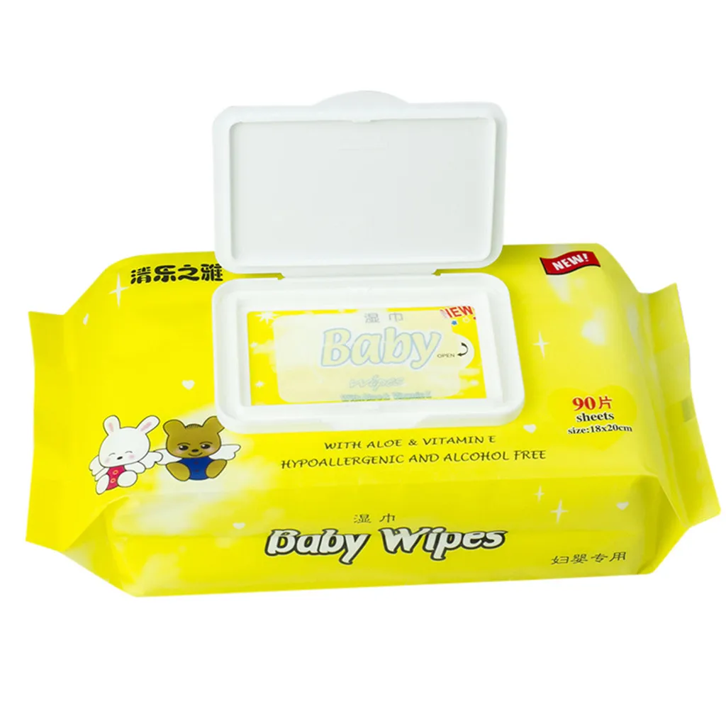 2020 Портативные Детские антибактериальные влажные салфетки для очистки рук 90