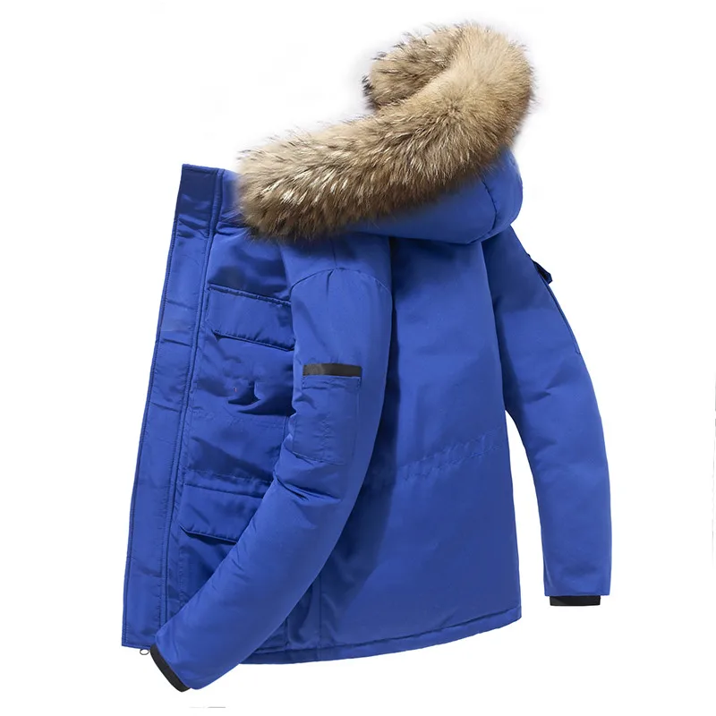 

Canada Down Jacket Of Brief Paragraph Male New Thickening Students Fixtures Couples Coat In Winter
