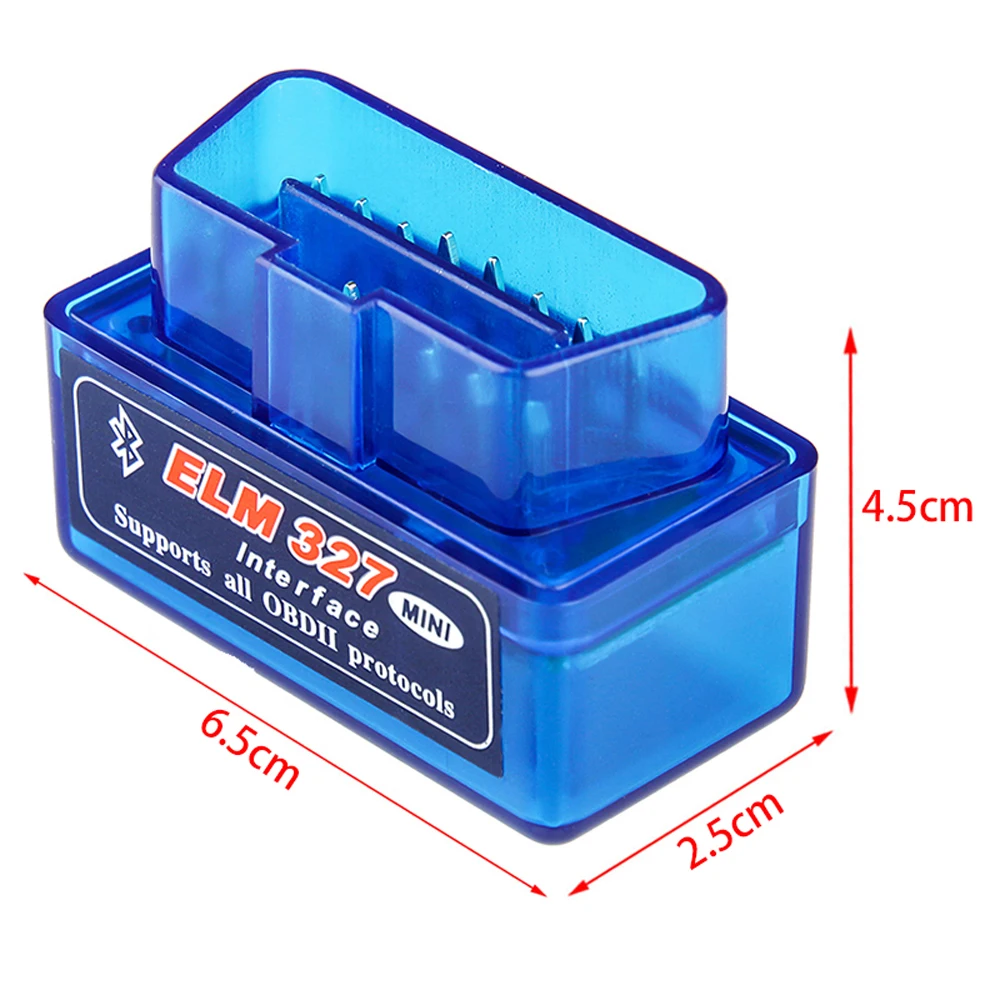 Автомобильный диагностический сканер Elm327 Bluetooth V1.5 V2.1 Obd2 устройство чтения кодов |