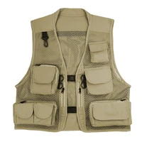 multi pocket vest breathable outdoor sports fishing vest photography tooling vest hiking photography jacket sports camping vest