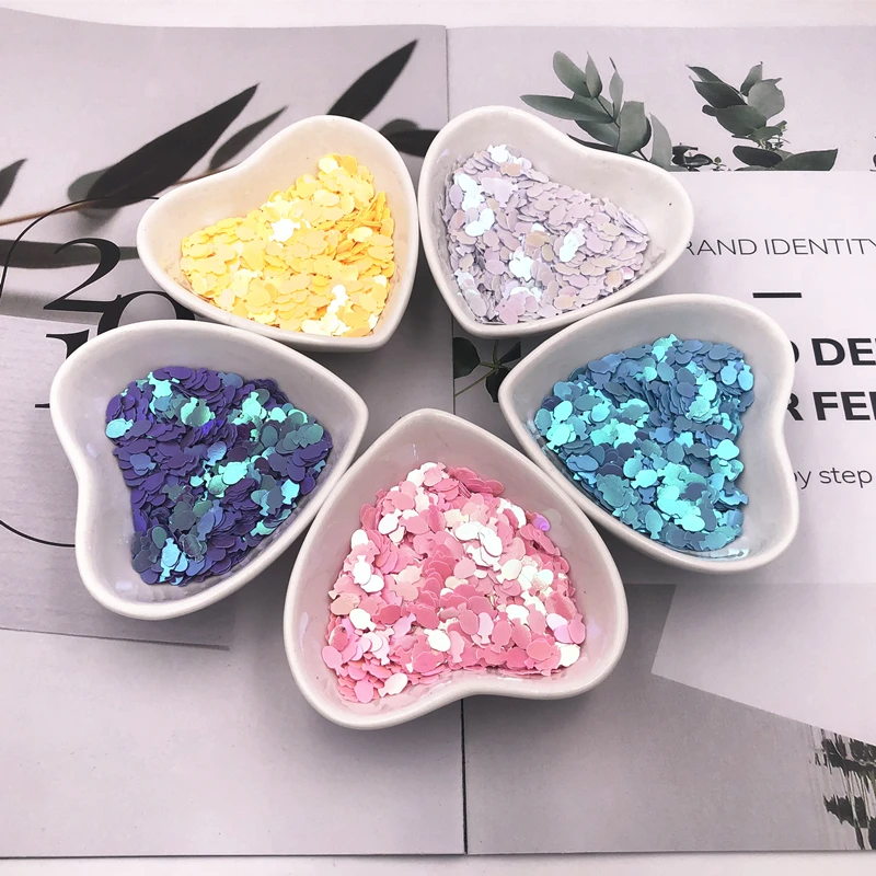 

10g/Bag 5*8mm Little Fish Sequins Nail Sequin PVC Paillettes Nails Art Women Hand Made Craft DIY Lentejuelas Wedding Decoration