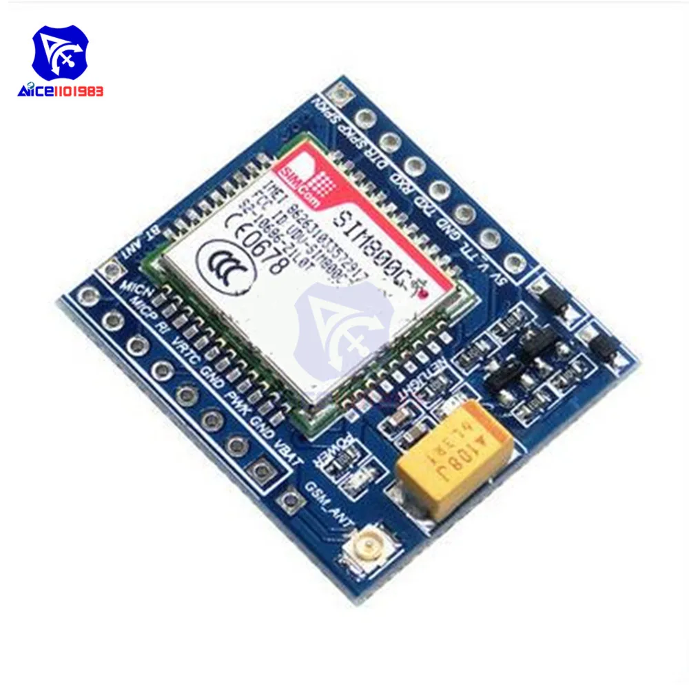 Diymore SIM800C GSM GPRS модуль макетная плата IPEX с Bluetooth ttl TTS STM32 для Arduino C51 5V 3,3 V