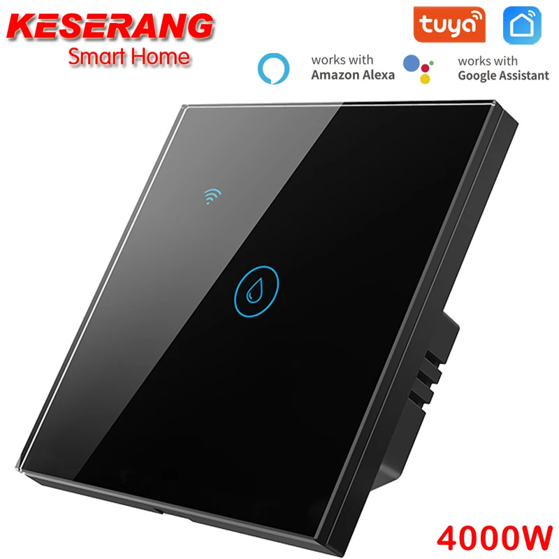 

KESERANG EU WiFi Boiler Switch Smart Life Tuya App Water Heater 4000W 20A Remote Voice by Alexa Google Home Timing Function