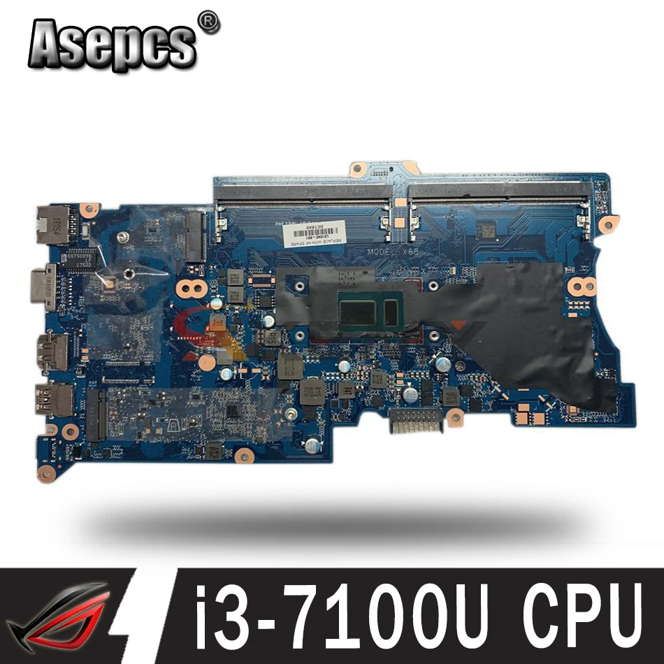 

L01037-601 для HP 430 G5 440 G5 Материнская плата ноутбука DA0X8BMB6F0 i3-7100U CPU 100% протестирована