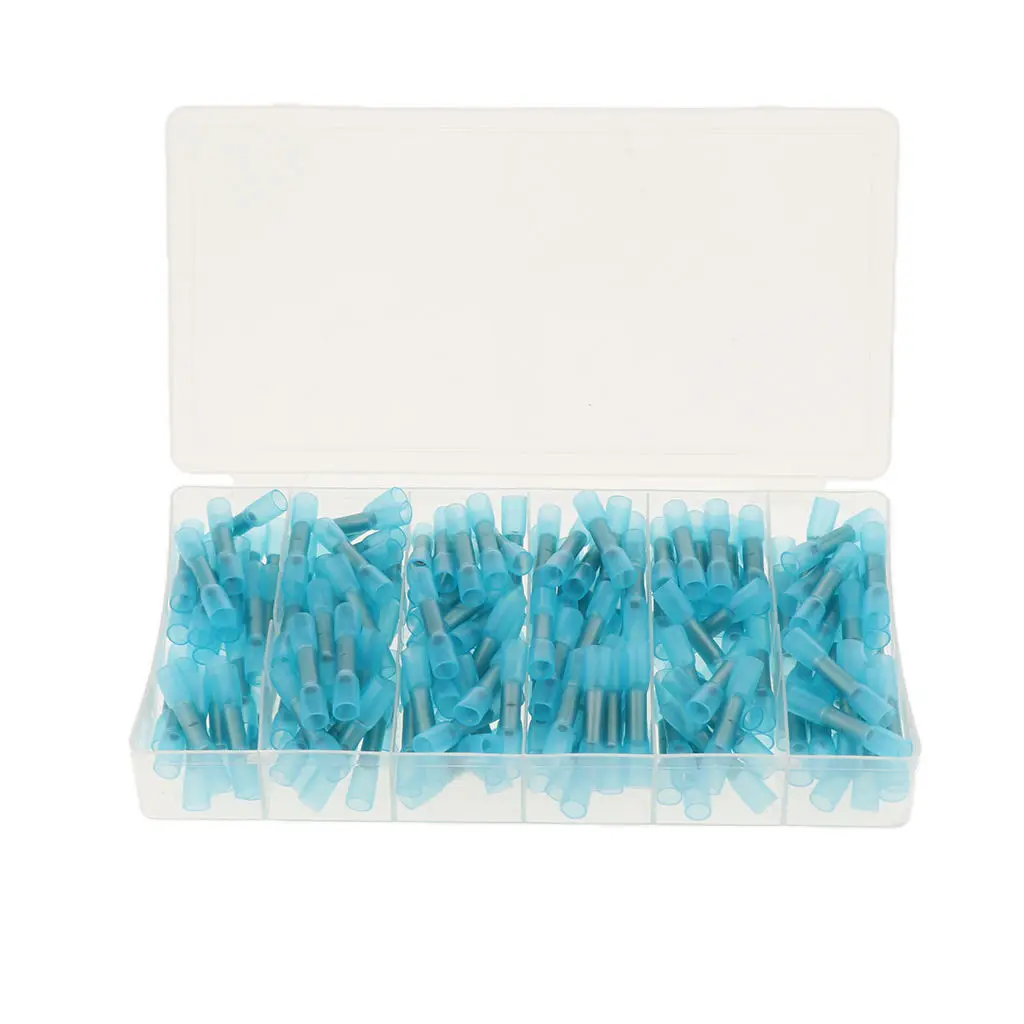 

180pcs Cable Shrink Connector Electrical Kit Insulated Marine Terminals