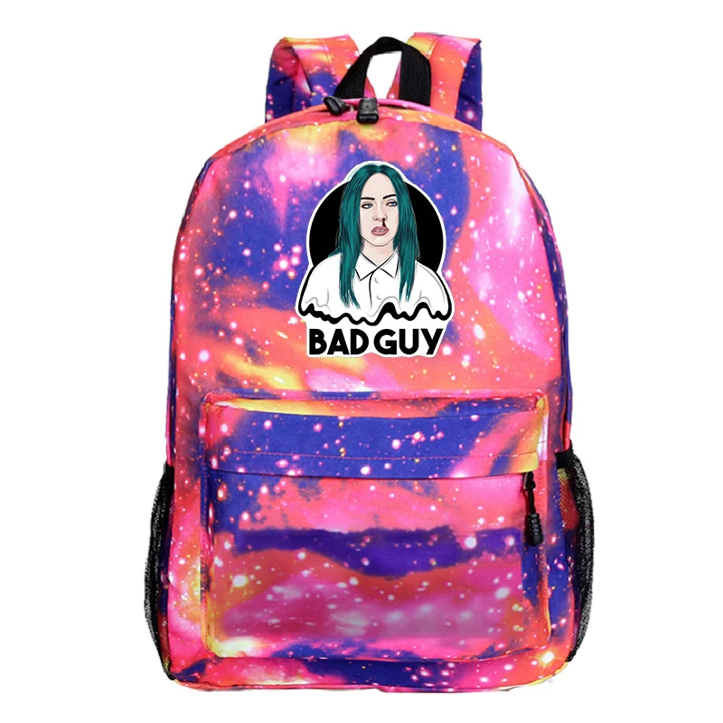 11 Plecak DJ Singer школьный Billie Eilish рюкзак и сумка A Dos Bad Gay Bookbag Bolso Mujer школьные сумки для девочек-подростков на молнии 8 - Цвет: 11