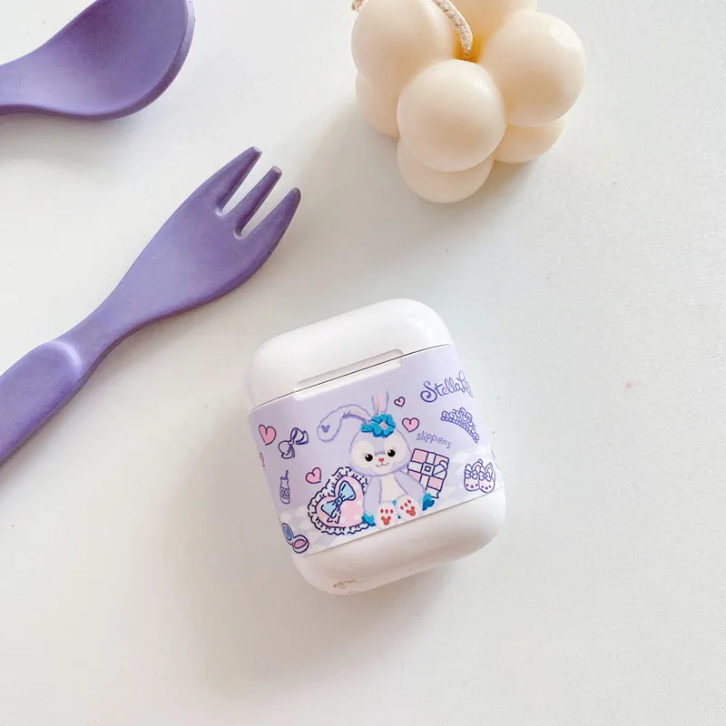 Наклейки для Apple Airpods 2 1 мультяшная Пылезащитная наклейка Air Pods Airpod Earpods защитный