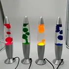 Ночной светильник Volcano Lava, 110 В переменного тока, светодиодная лампа из медузы, домашний декоративный светильник из алюминиевого сплава для гостиной, спальни, детская прикроватная лампа