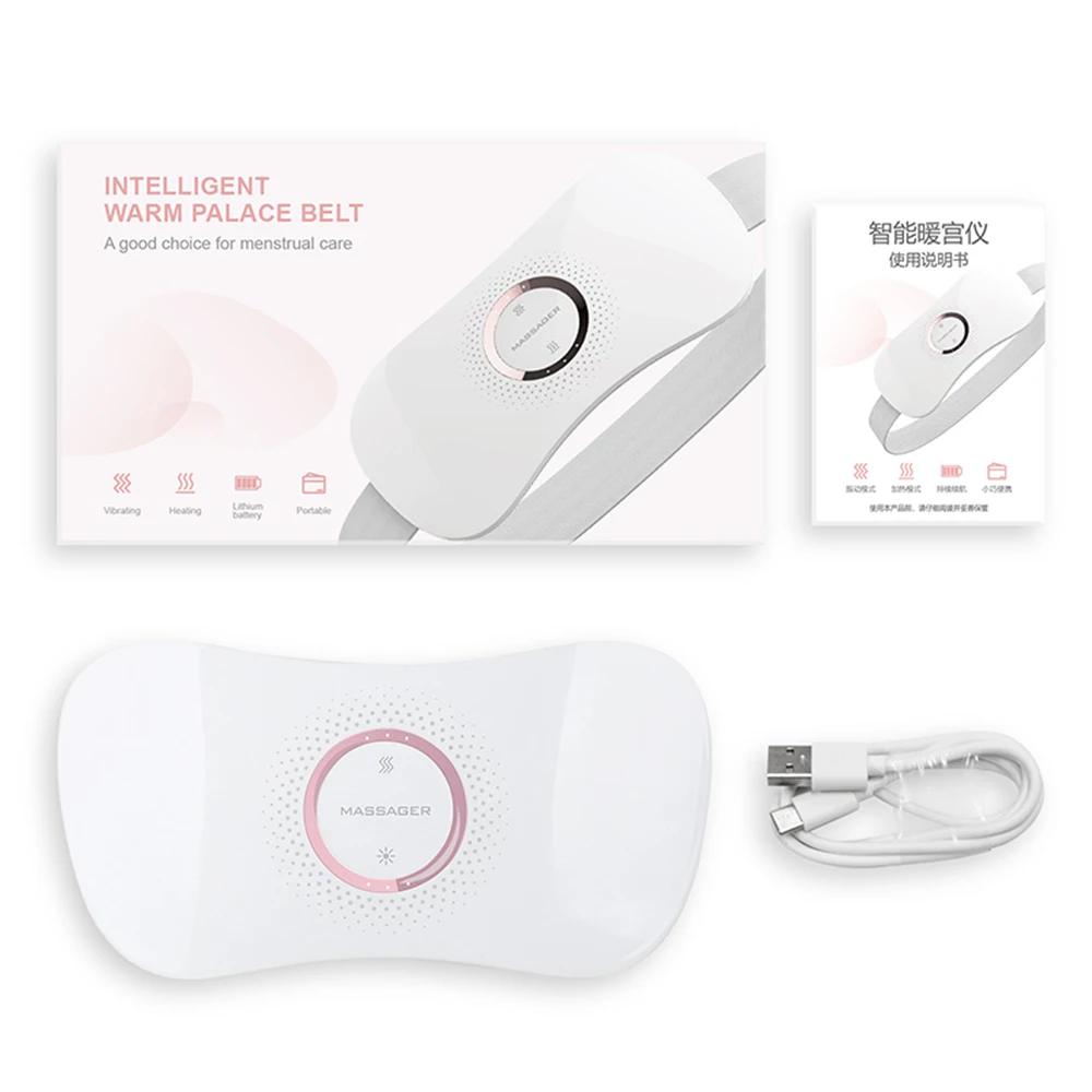 

Portable Waist Massager Infrared Heating Relieve Lumbar Muscle Warm Womb Uterus Abdomen Menstrual Pain Relief Wireless