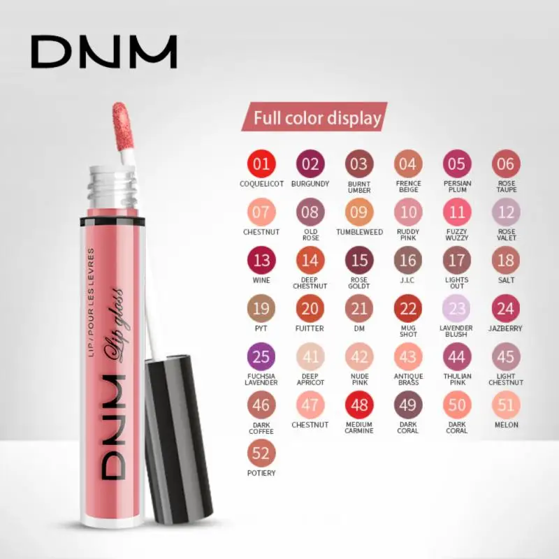 DNM 36 Colors Lip Gloss Velvet Matte Lipstick Waterproof Lasting Glaze Sexy Red Tint Beauty Women Fashion Makeup TSLM1 | Красота и