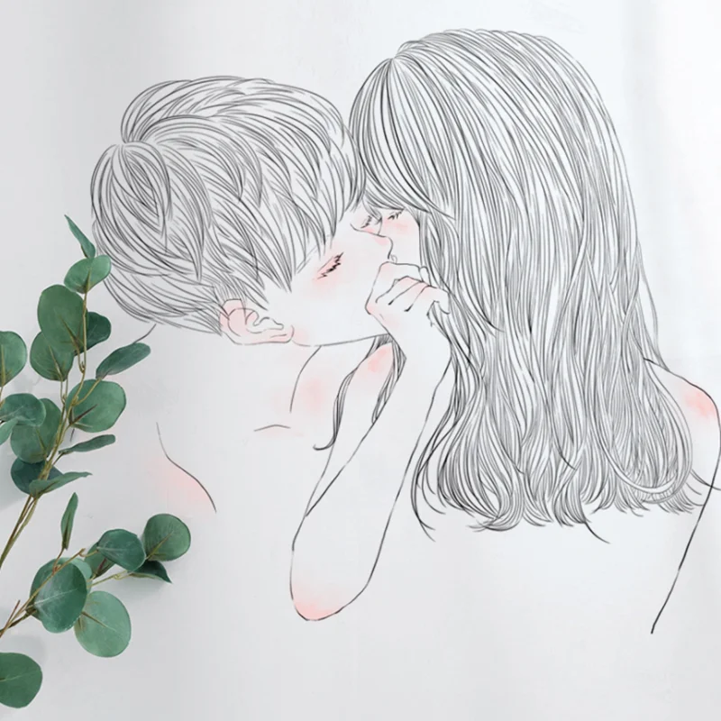 Художественные настенные Стикеры для пар наклейки украшения спальни гостиной