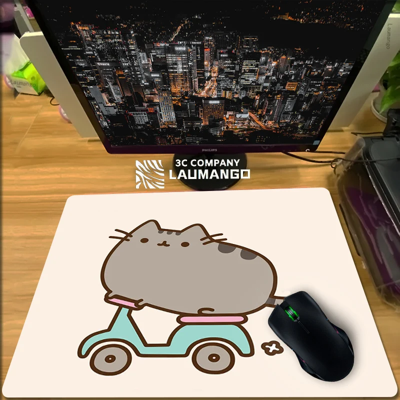 

Cartoon Cute Cat Mousepad Gamer Rug Mouse for Computer Accessories Gaming Mouse Mat Mause Pad Mausepad PC Gamer Cabinet Deskmat