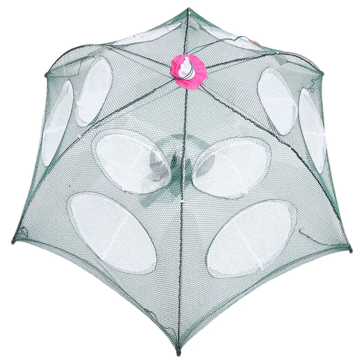 1 шт. складная приманка литая сетка ловушка портативная рыболовная посадочная