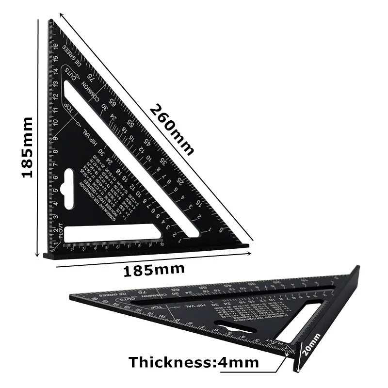 

Tools Triangle ruler Precision Corrosion resistance Angle Square Measuring
