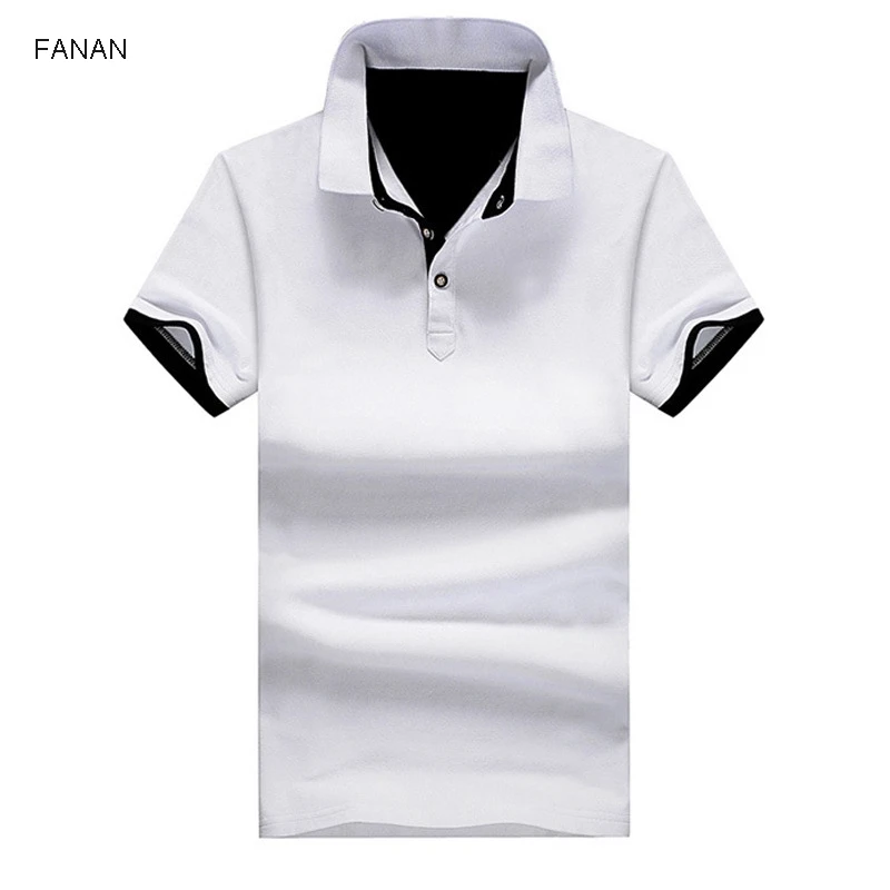 

Oversized t-shirt Summer men's short sleeve Lapel polo shirt Korean basic men's top