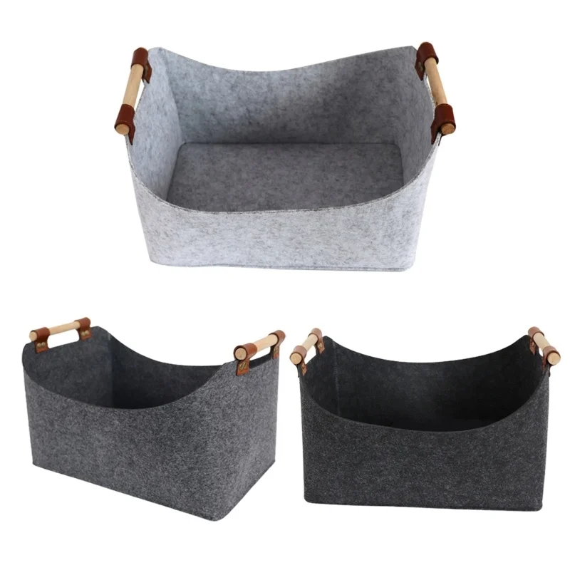 

Felt storage basket, bedroom wardrobe, clothing, toys, storage box, household washing machine.