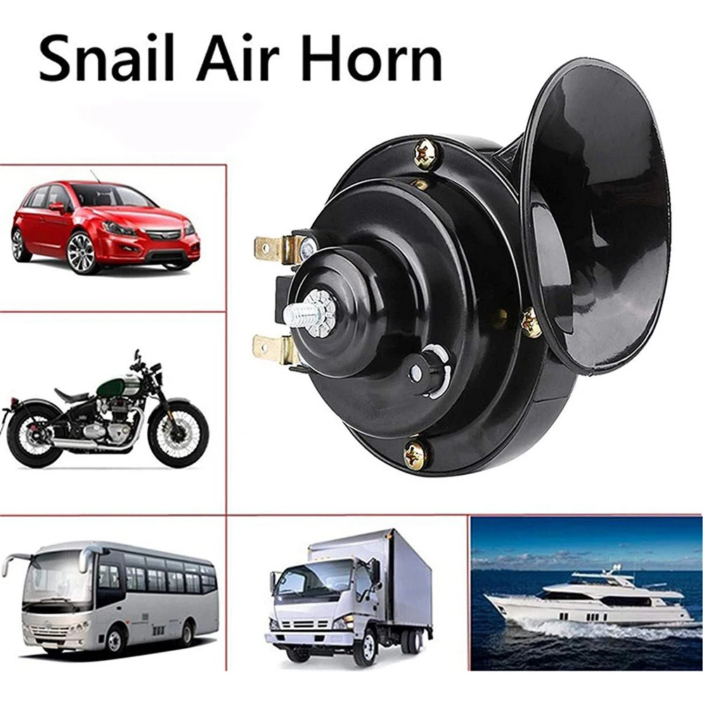 

2 PCS 300 DB Loud Train Horn 12V Car Motorcycle Dual-tone Horn Waterproof Air Electric Snail Horns Is The Loudest Horns Ever